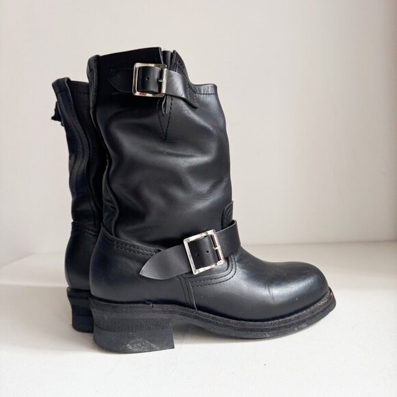 Junya Watanabe x Comme des Garcons Black Moto Classic Boots Made in Japan XS - Picture 3 of 10